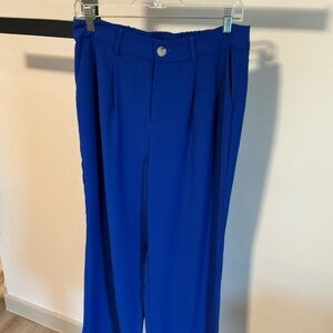 Elegant Women's Blue Trousers
